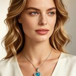 angel wing heart necklace