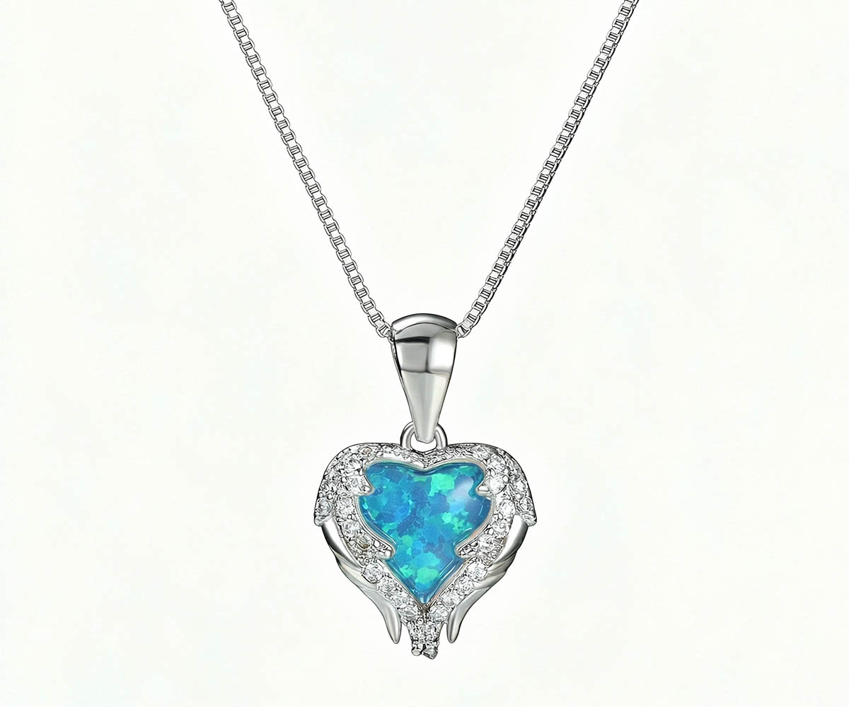 Blue Heart Pendant