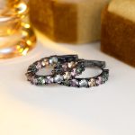 multicolor stone earrings