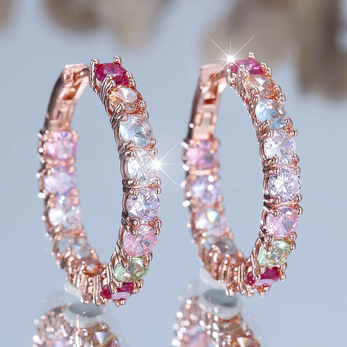 Multicolor Hoops
